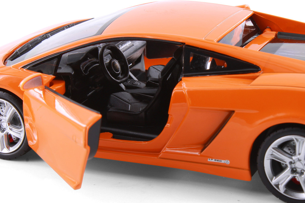 Lamborghini Gallardo LP 560-4 Hardtop, Orange - Showcasts 68253D - 1/24 Scale Diecast Model Toy Car
