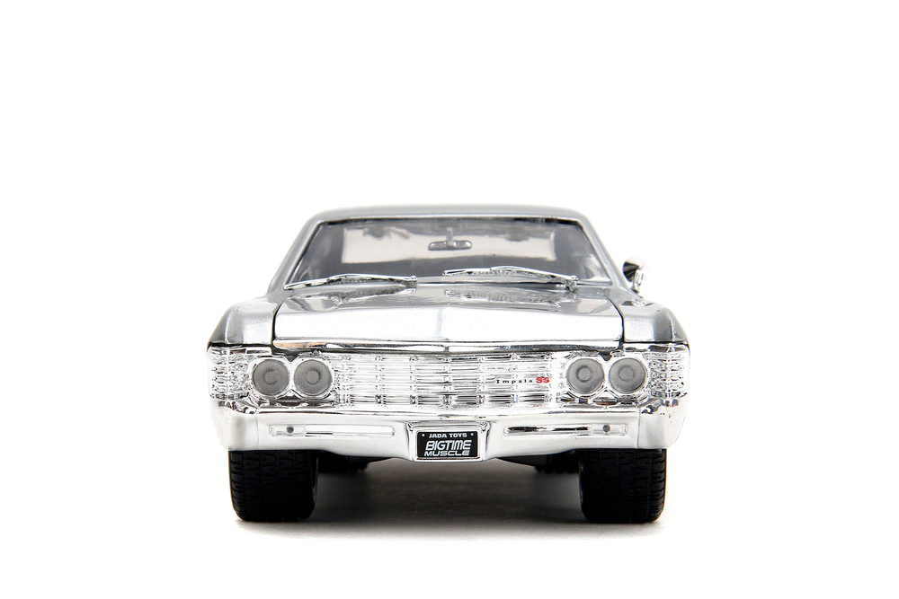 1967 Chevy Impala SS Hardtop, Silver/Black - Jada Toys 35217 - 1