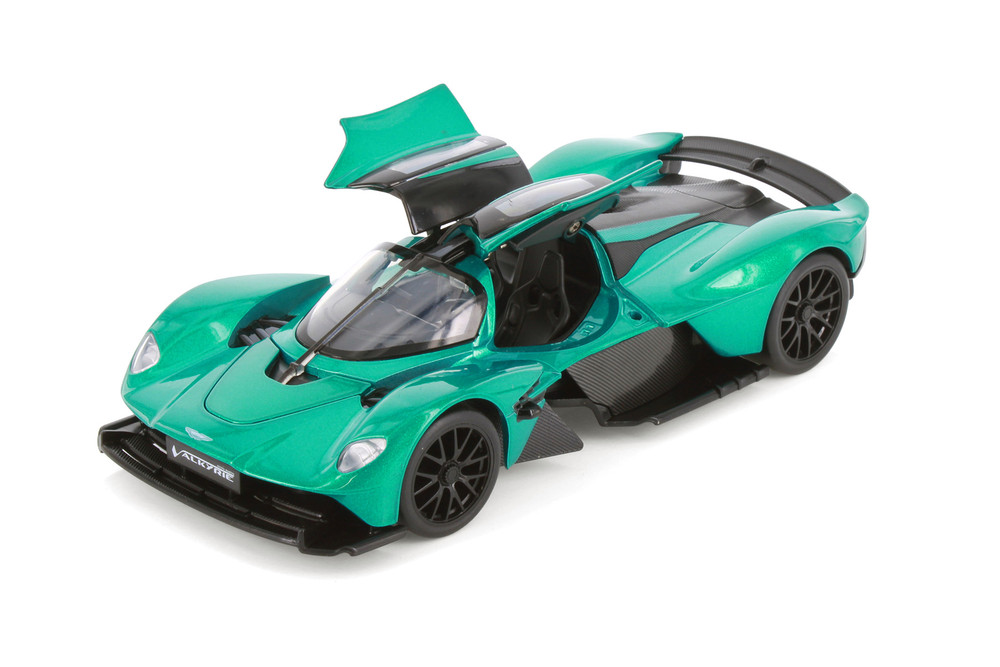 2024 Aston Martin Valkyrie, Green - Showcasts 661298D - 1/24 Scale Diecast Model Toy Car
