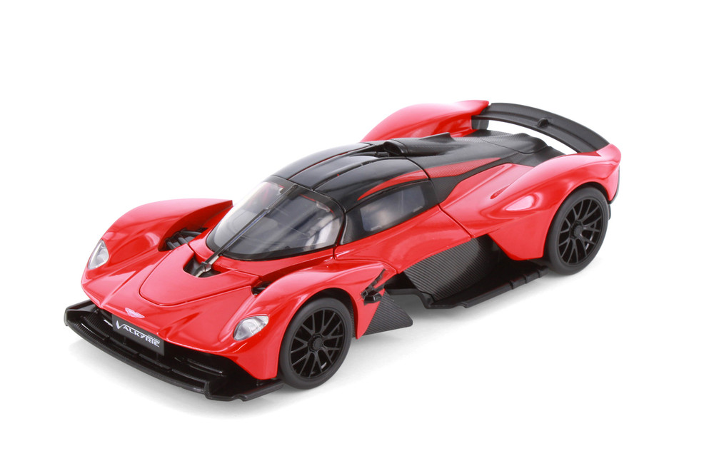 2024 Aston Martin Valkyrie, Red - Showcasts 661298D - 1/24 Scale Diecast Model Toy Car