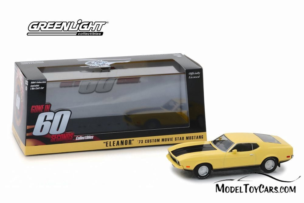 1973 Ford Mustang Mach 1, Eleanor Gone in 60 Seconds - Greenlight 86412 - 1/43 scale Diecast Car