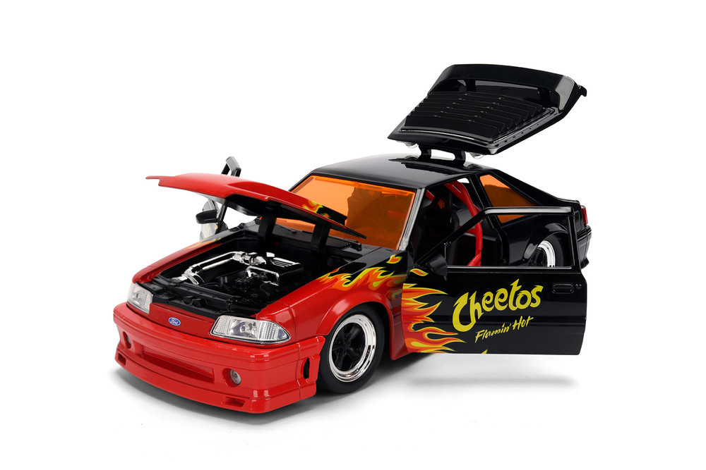 1989 Ford Mustang GT w/Chester Cheetah Figure, Cheetos Flamin' Hot