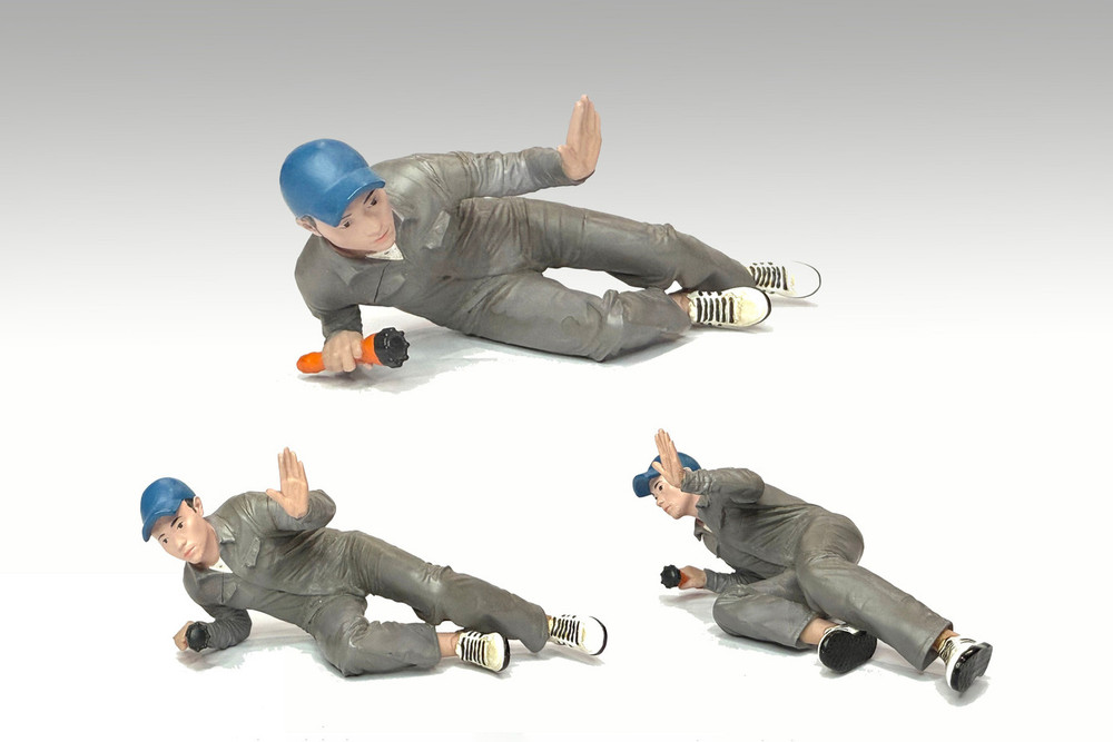 Top Tuners Figure #4, Green - American Diorama ADP-70104 - 1/24 Scale Figurine - Diorama Accessory