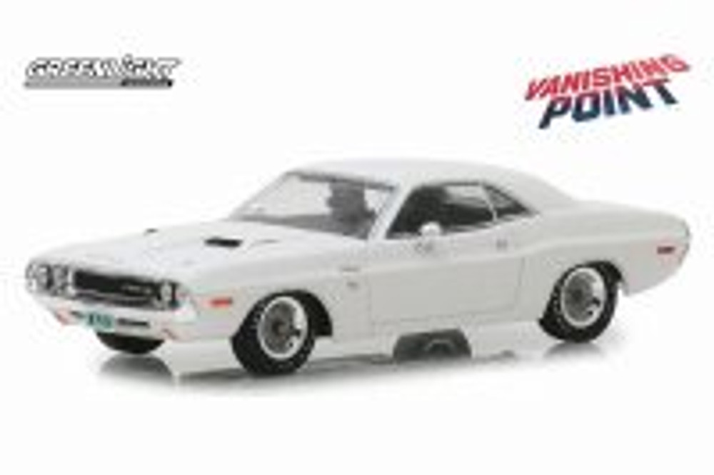 1970 Dodge Challenger R/T, Vanishing Point - Greenlight 86545 - 1/43 Scale Diecast Model Toy Car