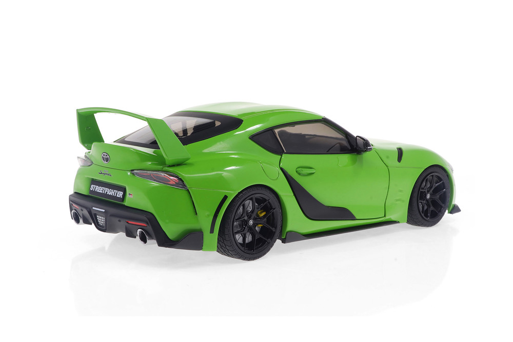 2023 Toyota GR Supra Streetfighter, Wazabi Green - Solido S1809004 - 1/18 Scale Diecast Model Toy Car