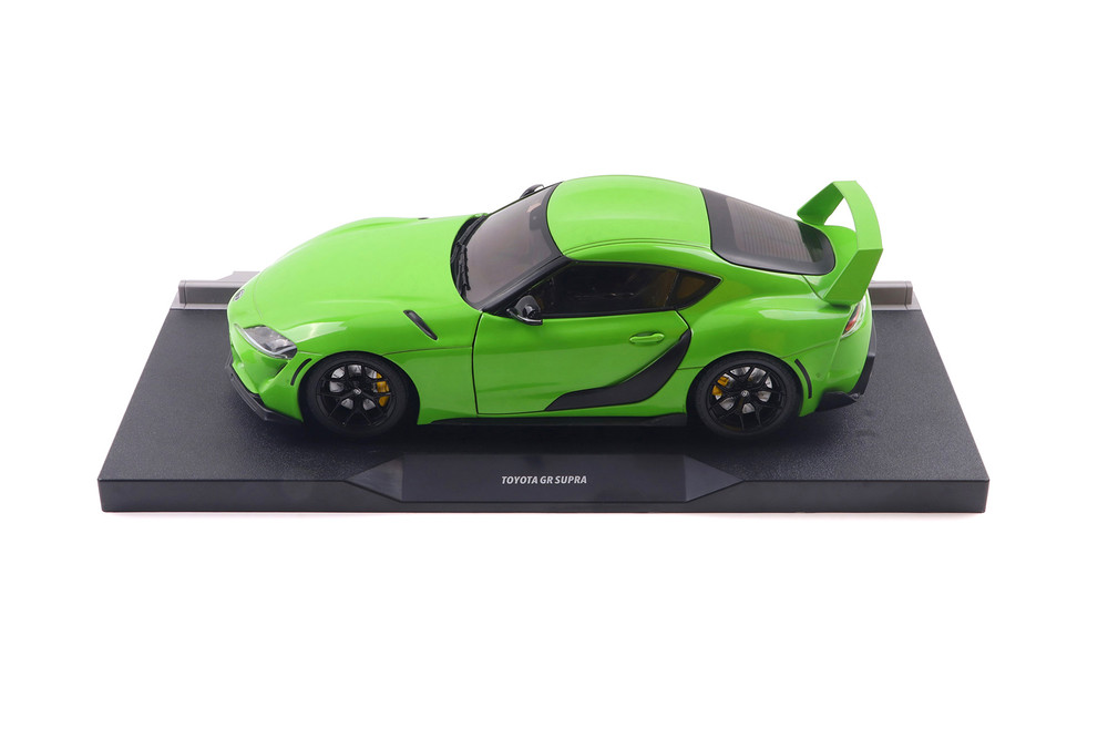 2023 Toyota GR Supra Streetfighter, Wazabi Green - Solido S1809004 - 1/18 Scale Diecast Model Toy Car