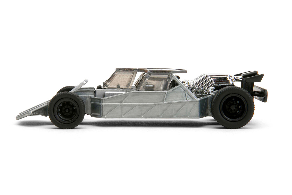 Flip Car F6, Raw Metal Gray - Jada Toys 34445 - 1/32 Scale Diecast Model Toy Car