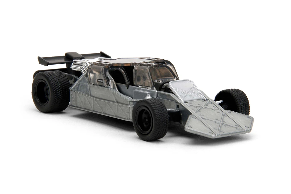 Flip Car F6, Raw Metal Gray - Jada Toys 34445 - 1/32 Scale Diecast Model Toy Car