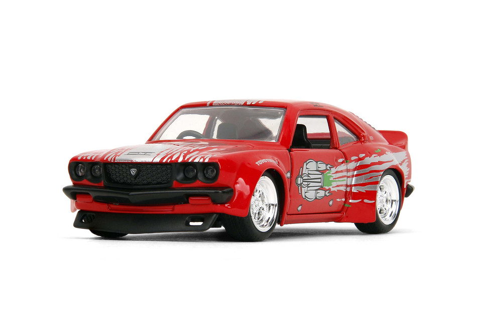 1974 Mazda RX-3, Glossy Red - Jada Toys 35630 - 1/32 Scale Diecast Model Toy Car