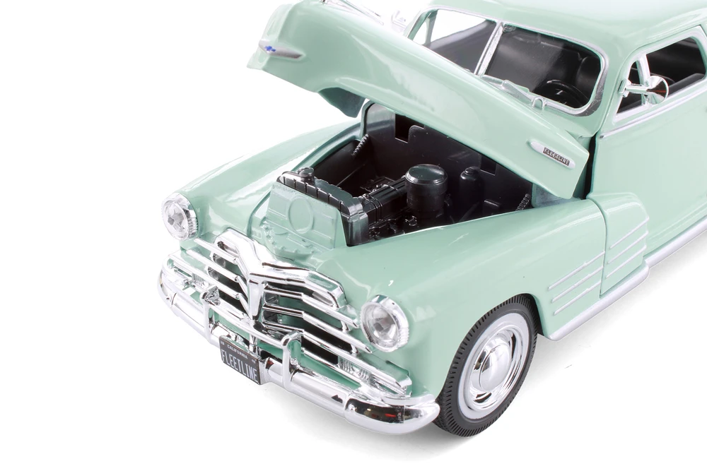 Box of 4 1948 Chevy Fleetline Aerosedan, ASSTD - Showcasts 37921 - 1/25 Scale Diecast Model Toy Cars