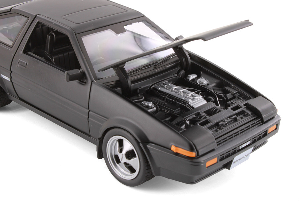 Box of 4 Toyota Sprinter Trueno AE86, ASSTD - Showcasts 37916 - 1/24 Scale Diecast Model Toy Cars