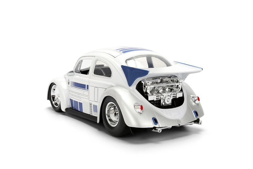 1959 Volkswagen Drag Beetle w/R2-D2 Figure, Star Wars - Jada Toys