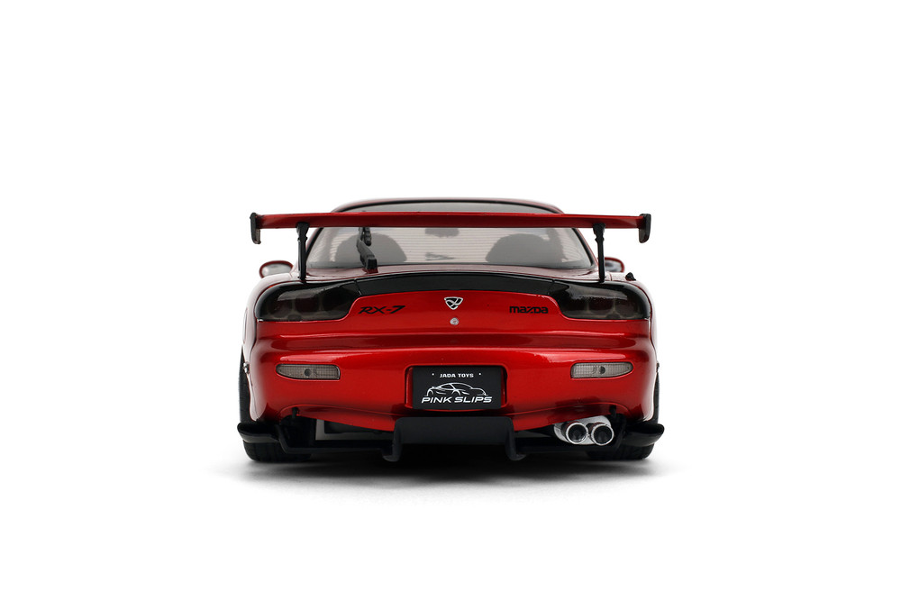 Mazda RX7 Type RS (FD3S) w/Display Base, Candy Red - Jada Toys 36471 - 1/18 Scale Diecast Model Toy Car