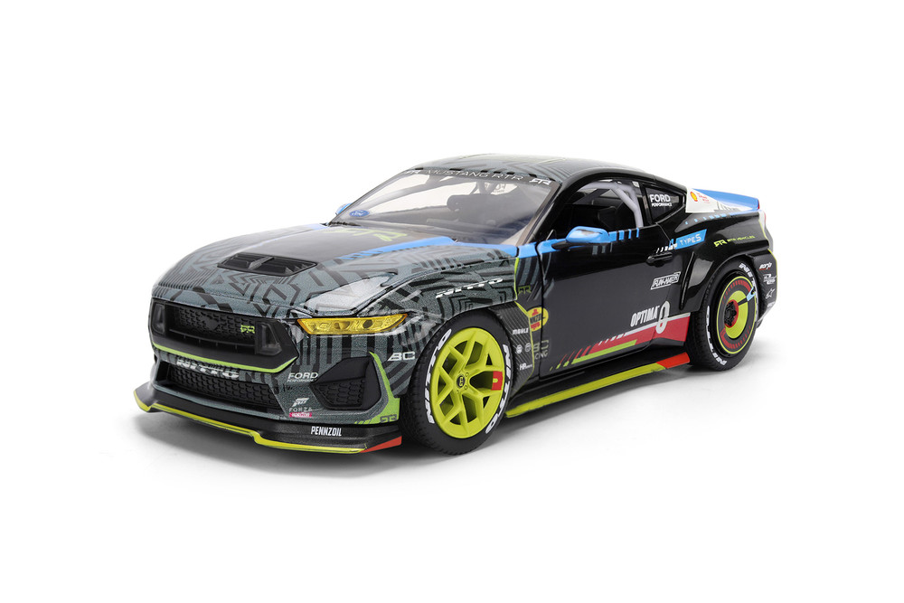 2025 Ford Mustang RTR, #25 Vaughn Gittin Jr. - Jada Toys 37246/4 - 1/24 Scale Diecast Model Toy Car
