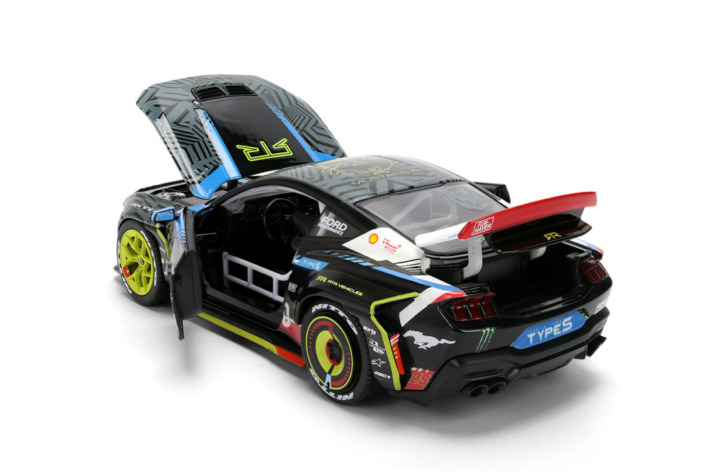2025 Ford Mustang RTR, #25 Vaughn Gittin Jr. - Jada Toys 37246/4 - 1/24 Scale Diecast Model Toy Car