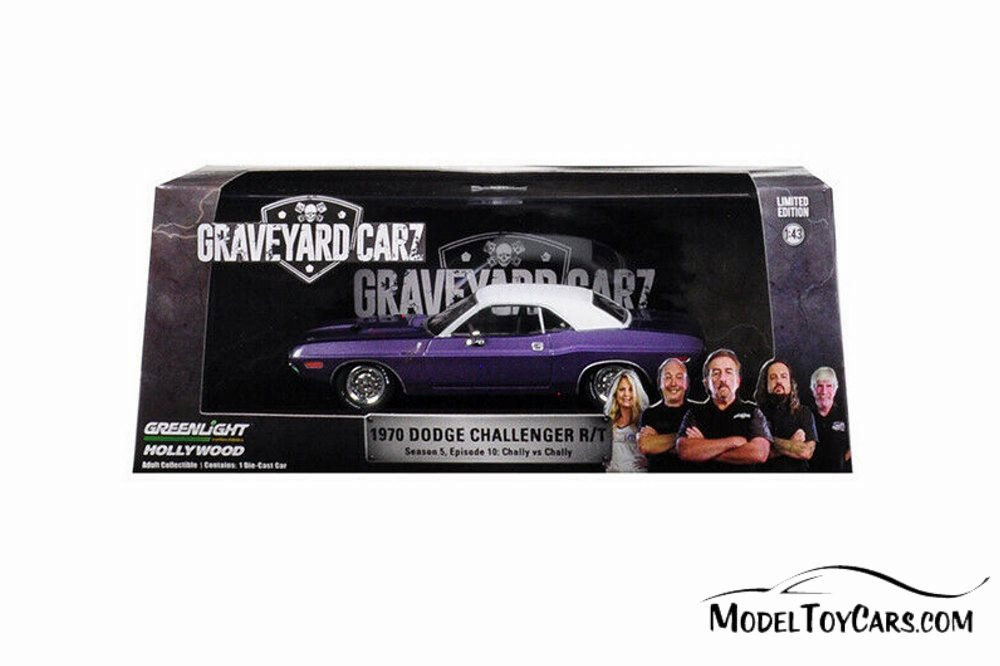 1970 Dodge Challenger R/T Hard Top, Graveyard Carz - Greenlight