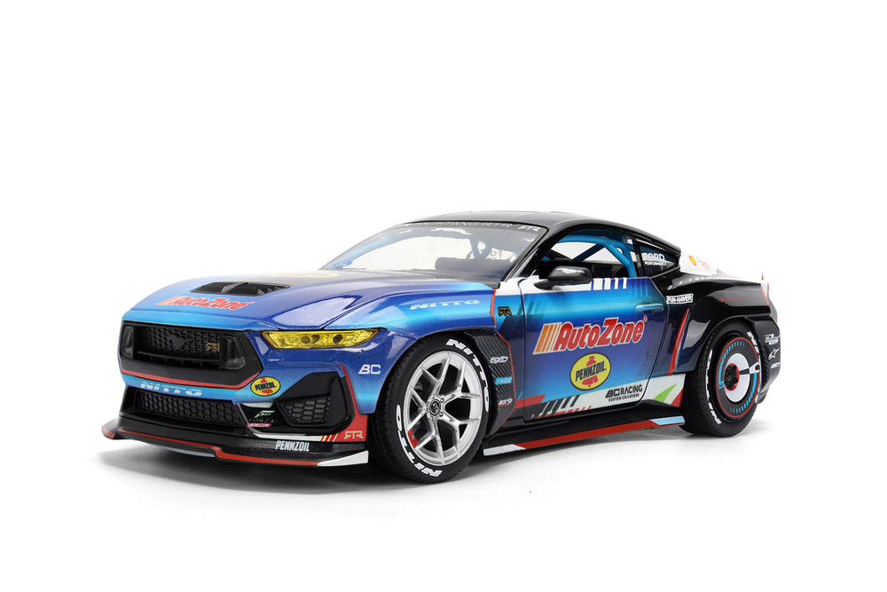 2025 Ford Mustang RTR "AutoZone", #130 James Deane - Jada Toys 37244/4 - 1/24 Scale Diecast Model Toy Car
