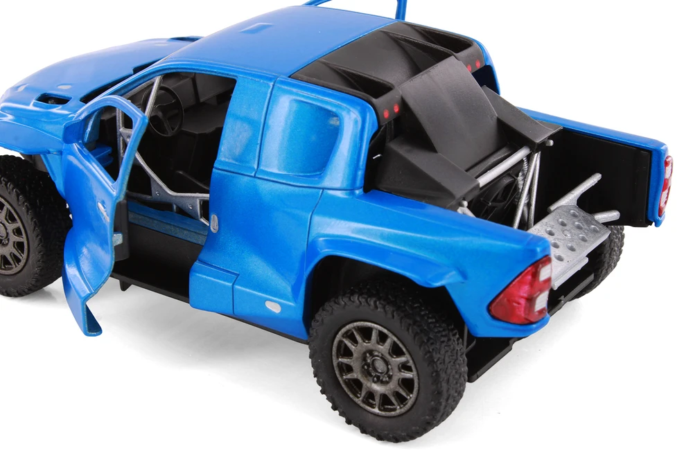 Box of 12 Toyota GR DKR Hilux Pickup Truck, ASSTD - Kinsmart 5468D - 1/38 Scale Diecast Model Toy Cars