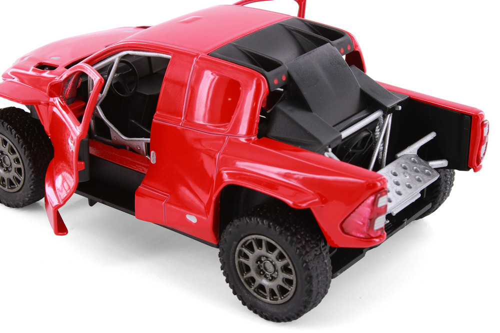 Box of 12 Toyota GR DKR Hilux Pickup Truck, ASSTD - Kinsmart 5468D