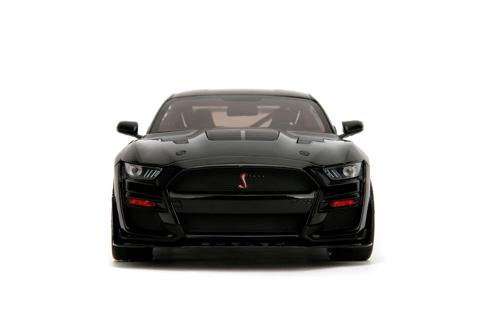 2022 Ford Shelby GT500 "Code Red" w/Display Base, Black - Jada Toys 36385 - 1/18 Scale Diecast Model Toy Car
