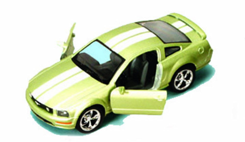 2006 Ford Mustang GT, Green - Kinsmart 5091DF - 1/38 scale Diecast Car (Brand New, but NOT IN BOX)