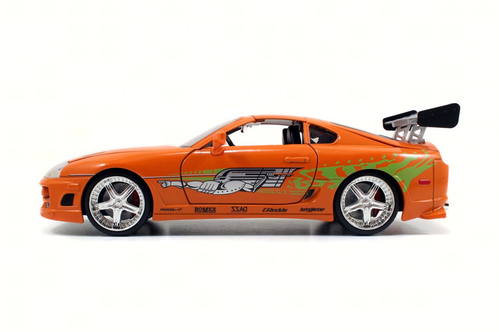 Brian's Toyota Supra & Nissan Skyline, Fast & Furious 2-Pack - Jada Toys 97168-97158 - 1/24 Scale Diecast Model Toy Car
