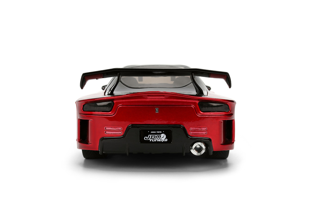 1995 Mazda RX-7 Widebody, Candy Red/Black - Jada Toys 37646 - 1/24