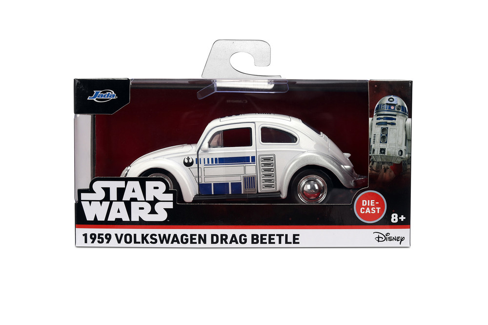 1959 Volkswagen Beetle R2-D2, Star Wars - Jada Toys 36982 - 1/32 Scale Diecast Model Toy Car