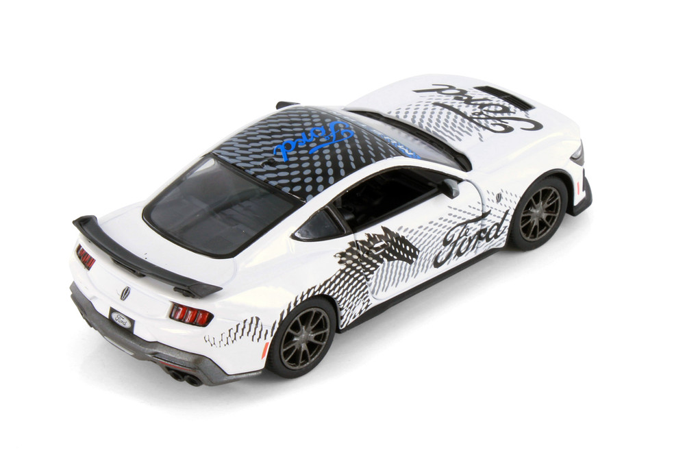 2024 Ford Mustang Dark Horse 2-Pack, White - Kinsmart - 1/38 Scale Diecast Model Toy Car