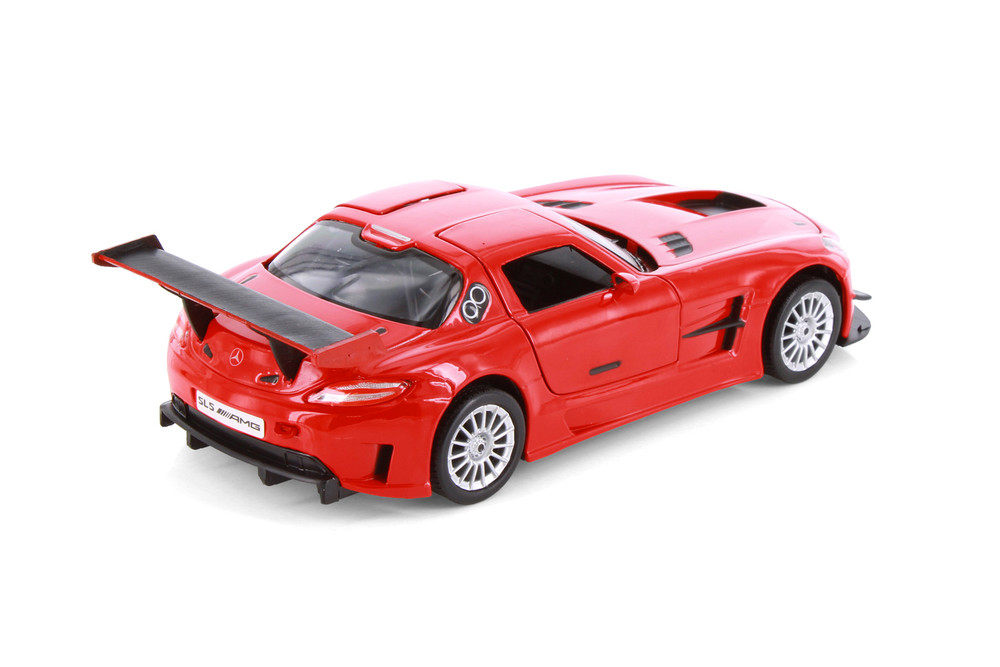 Box of 4 Mercedes-Benz SLS AMG GT3, ASSTD - Showcasts 77356D - 1/24 Scale Diecast Model Toy Cars