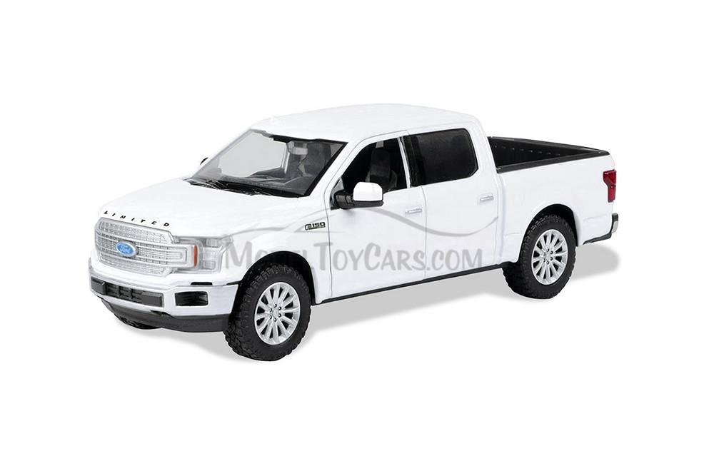 2019 Ford F-150 Limited Crew Cab Pickup Truck, White - Showcasts® 71364WH - 1/27 Scale Diecast Model Toy Car