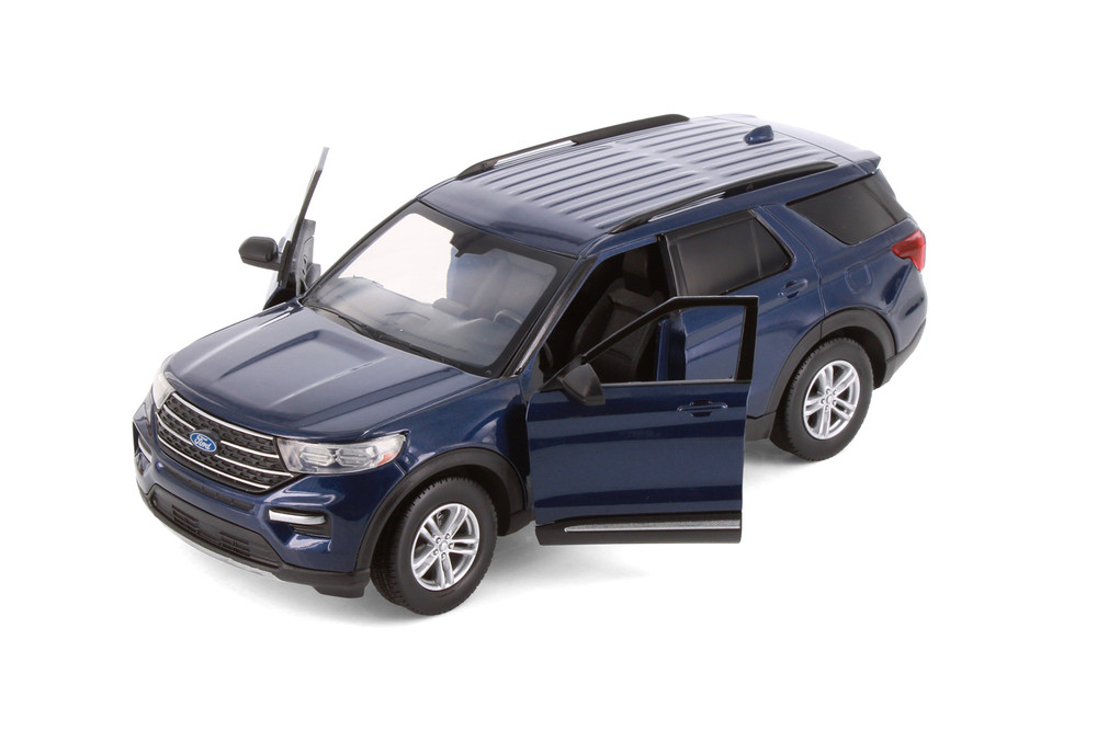 Box of 4 2022 Ford Explorer XLT, Assortment - Showcasts 71378D - 1/24 Scale Diecast Model Toy Cars
