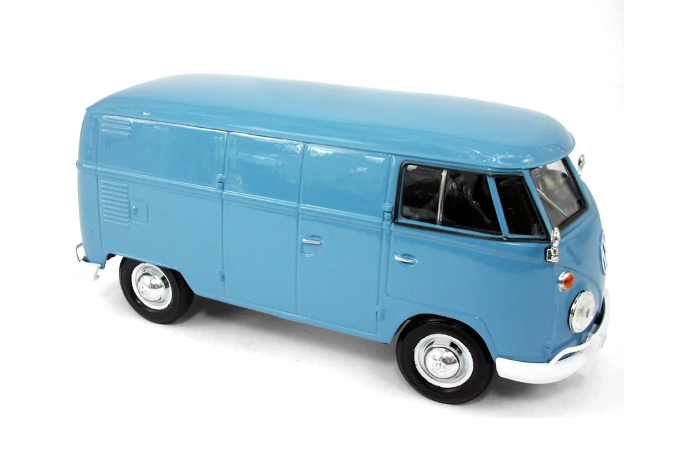 Volkswagen Type 2 (T1) Delivery Van, Blue - Showcasts 71342BU - 1/24 Scale Diecast Model Toy Car