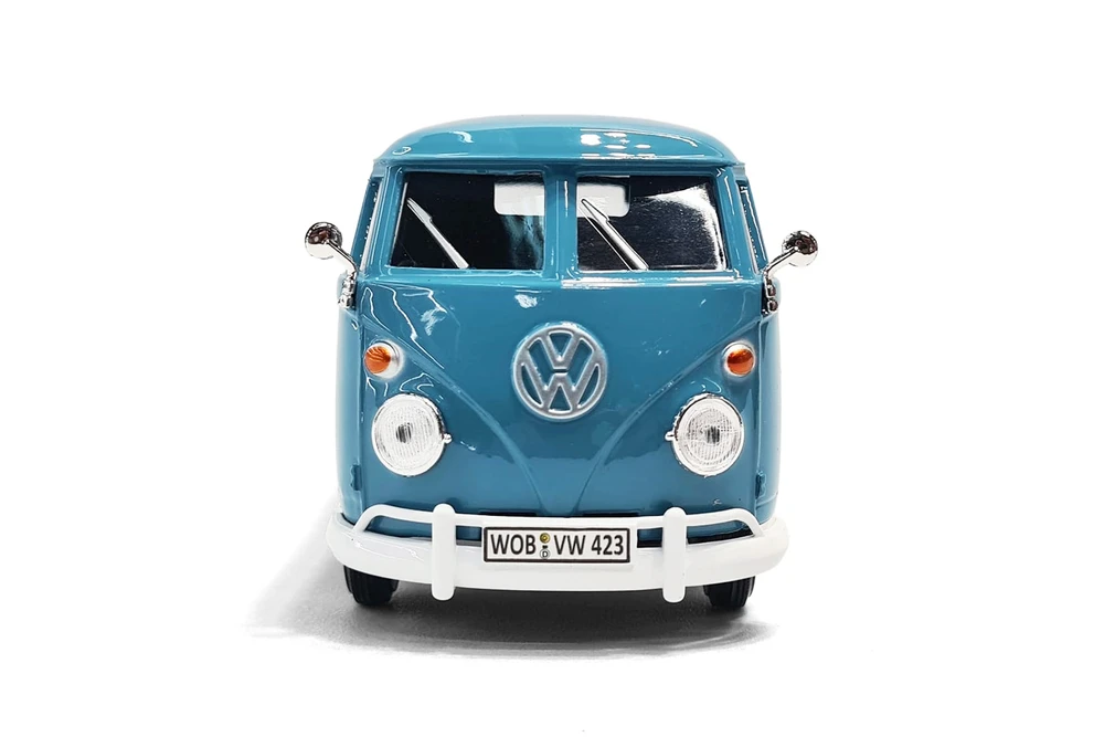 Volkswagen Type 2 (T1) Delivery Van, Blue - Showcasts 71342BU - 1/24 Scale Diecast Model Toy Car