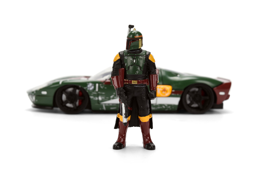 Star Wars 4-Pack Car & Figure - Jada Toys 36477-36478-36909-36912 - 1/24 Scale Diecast Model Toy Cars