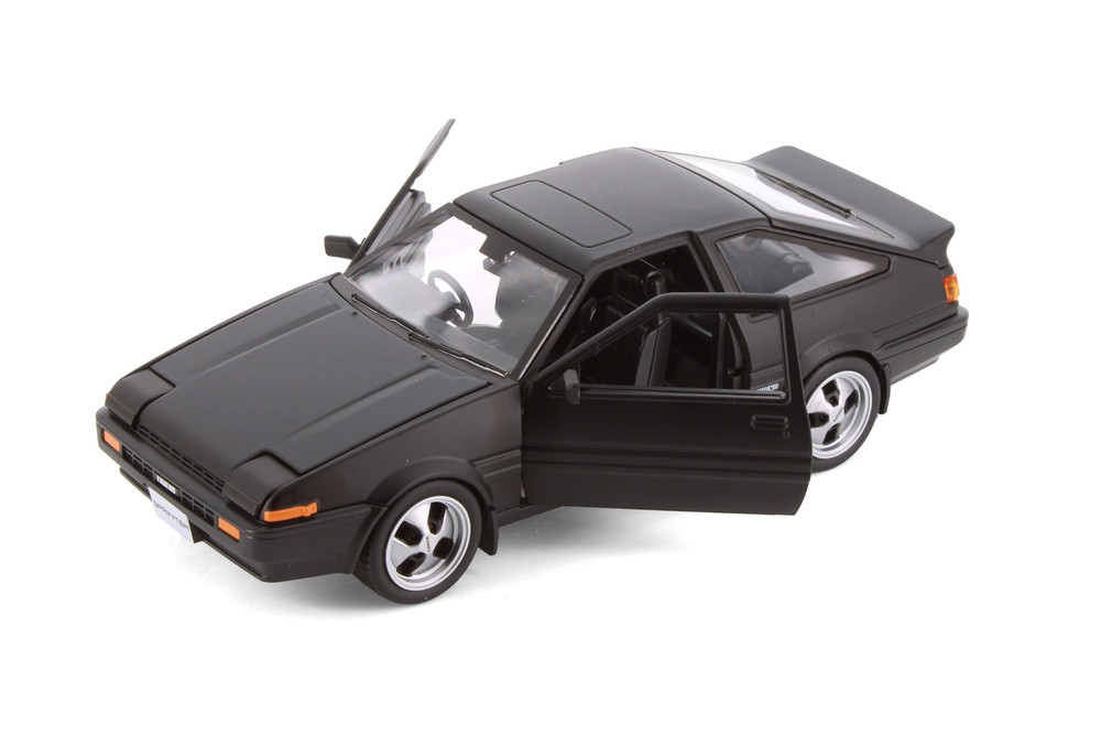 Toyota Sprinter Trueno AE86, Black - Showcasts 37916 - 1/24 Scale Diecast Model Toy Car