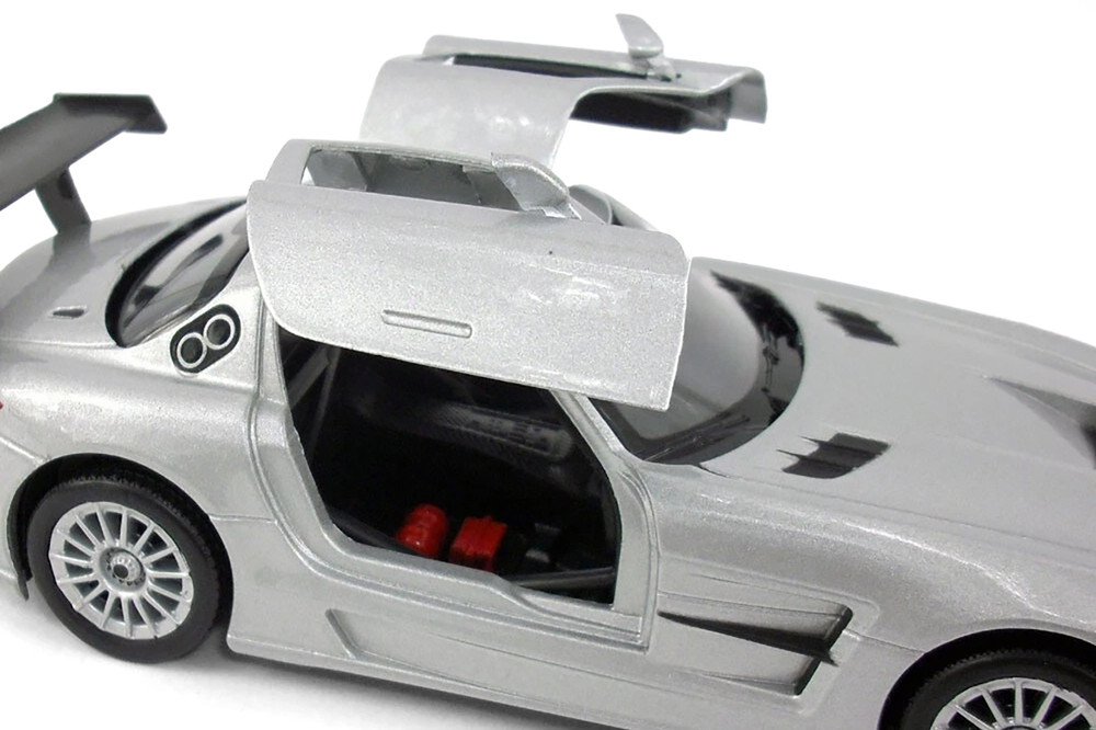 Mercedes-Benz SLS AMG GT3, Silver - Showcasts 77356SV - 1/24 Scale Diecast Model Toy Car