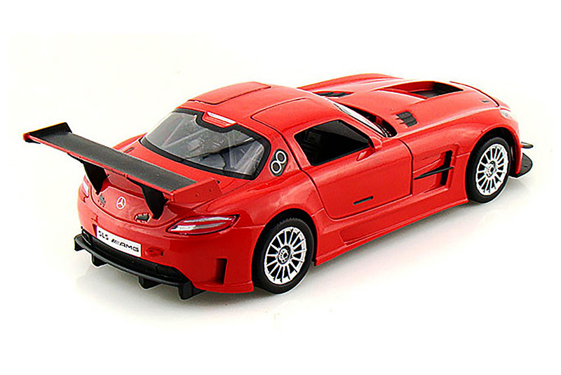 Mercedes-Benz SLS AMG GT3, Red - Showcasts 77356R - 1/24 Scale Diecast Model Toy Car