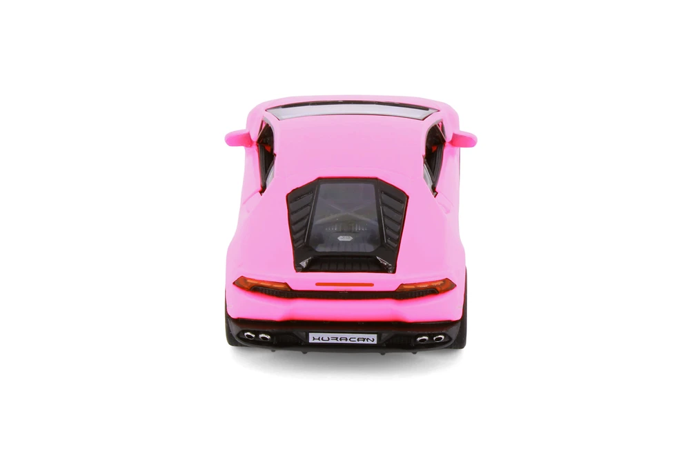 Lamborghini Huracan Hard Top, Matte Hot Pink - Kinsmart 5382DPK - 1/36 Scale Diecast Model Toy Car