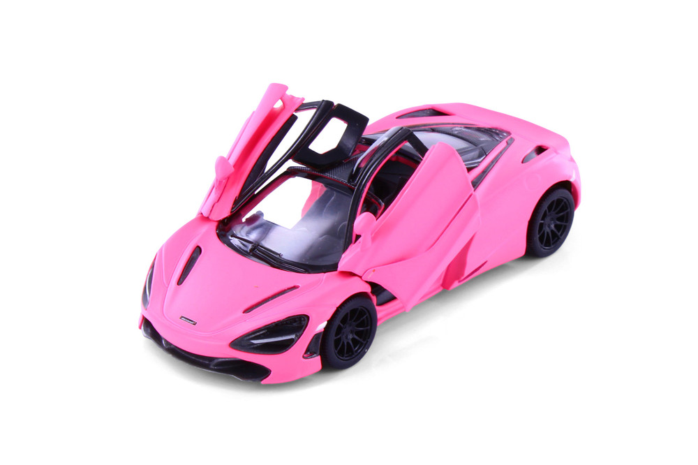 McLaren 720S Hardtop, Matte Pink - Kinsmart 5403DPK - 1/36 Scale Diecast Model Toy Car