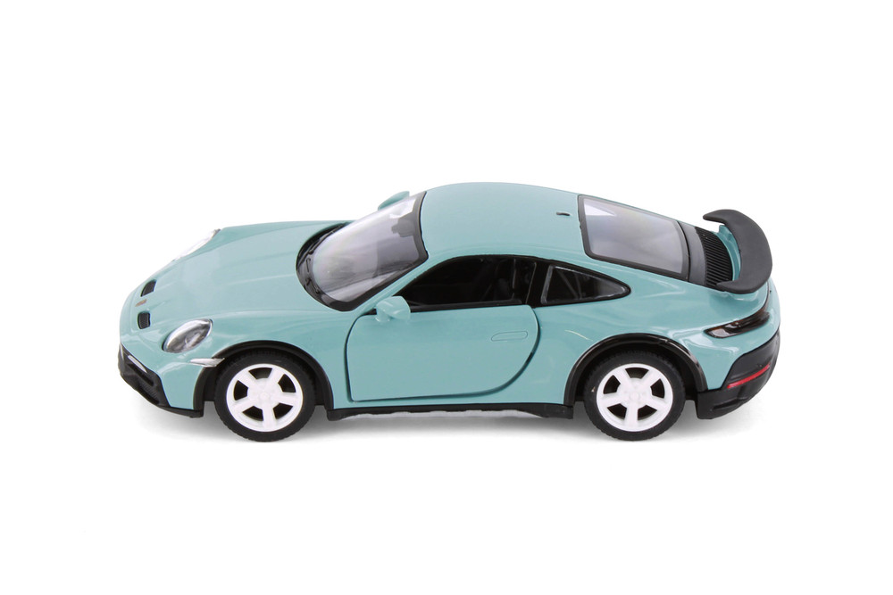 Porsche 911 Rallye, Light Blue - Kinsmart 5467D - 1/36 Scale Diecast Model Toy Car