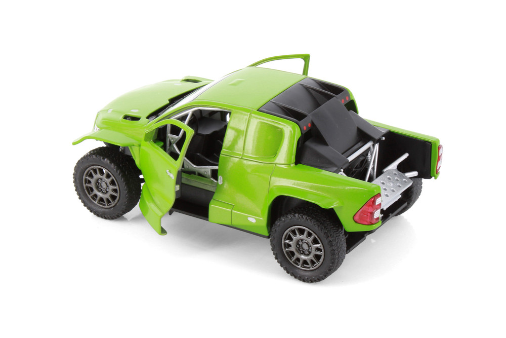 Toyota GR DKR Hilux Pickup Truck, Green - Kinsmart 5468D - 1/38