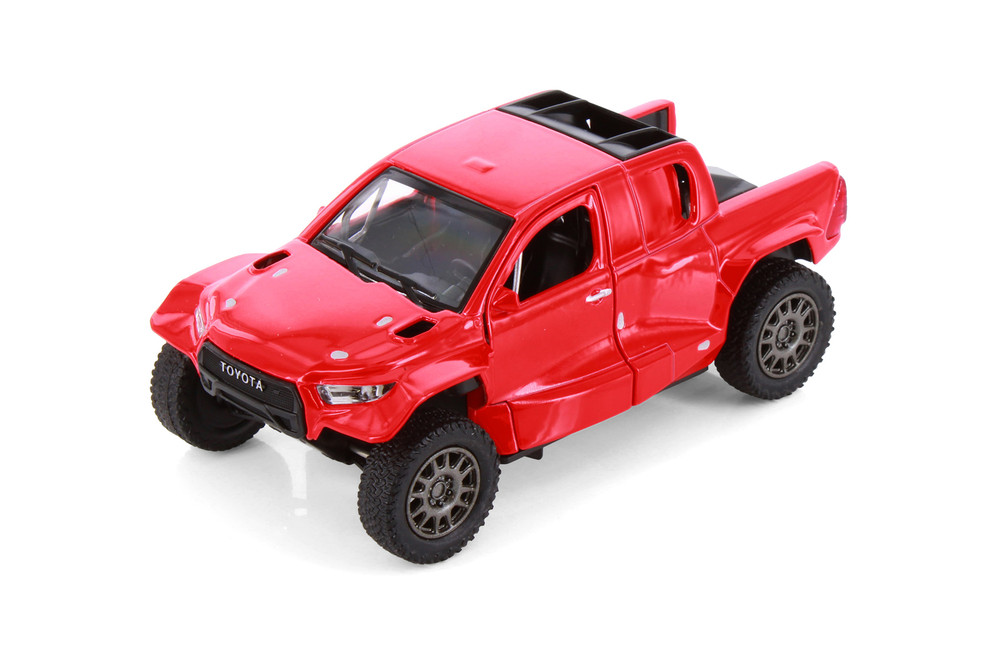 Toyota GR DKR Hilux Pickup Truck, Red - Kinsmart 5468D - 1/38