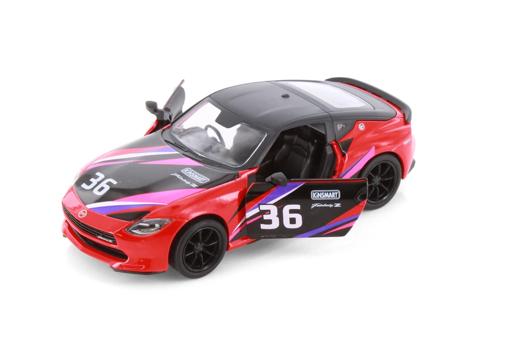 Nissan Fairlady Z Customized Livery Edition, Red/Black - Kinsmart