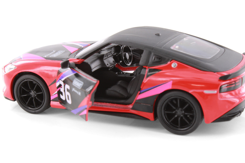 Nissan Fairlady Z Customized Livery Edition, Red/Black - Kinsmart