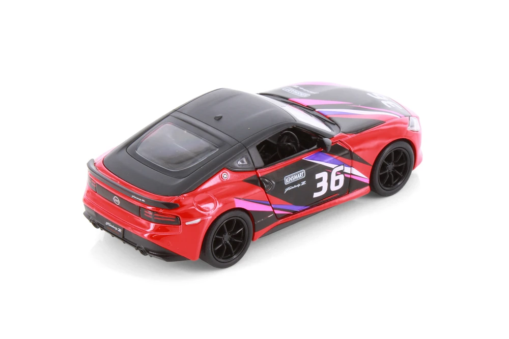 Nissan Fairlady Z Customized Livery Edition, Red/Black - Kinsmart