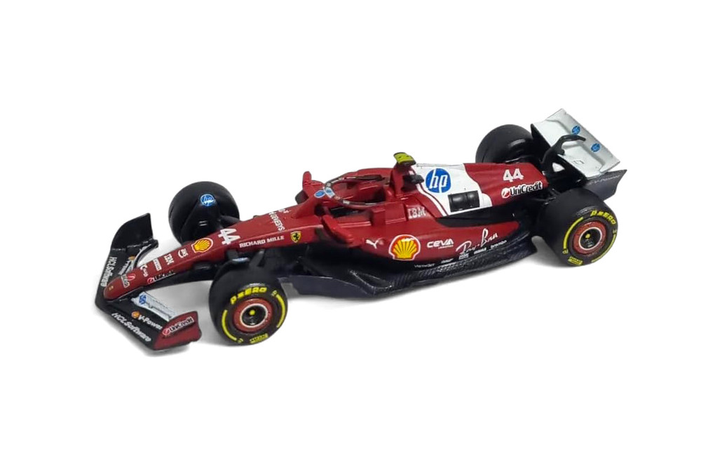 2025 Ferrari SF25 Formula One F1, #44 Lewis Hamilton - Bburago 18-56801/44 - 1/64 Scale Diecast Model Toy Car