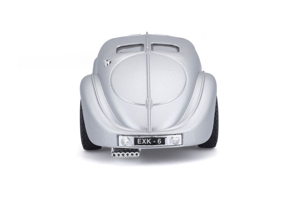Bugatti Atlantic Hard Top, Silver - Bburago 18-22092SV - 1/24 Scale Diecast Model Toy Car