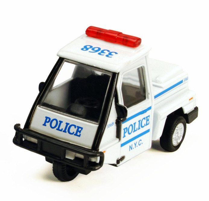 Box of 12 NYC Metro Police Mini Car, ASSTD - Showcasts 2180DNY - 4" Scale Diecast Model Toy Cars