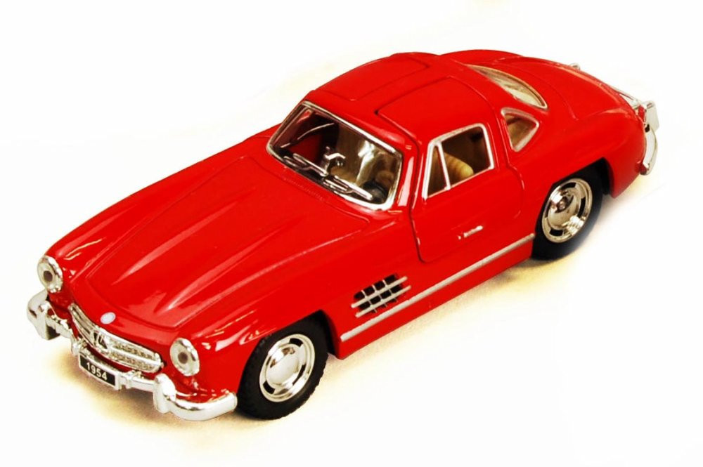 1954 Mercedes-Benz 300SL, Red - Kinsmart 5346D - 1/36 scale Diecast Car (Brand New, but NOT IN BOX)